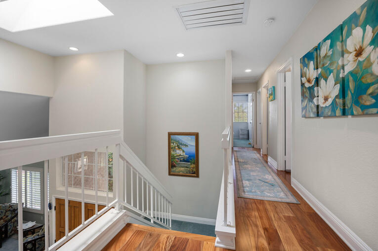 upstairs hallway